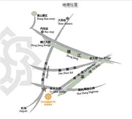 黄山香茗酒店地图